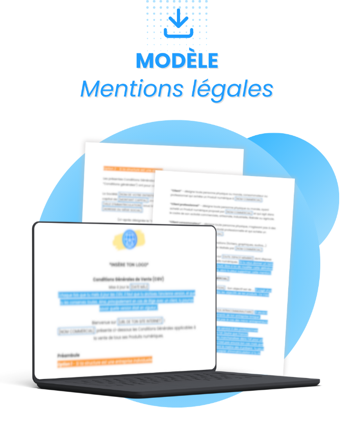 Modèle - Mentions légales