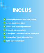 Modèle - Mentions légales